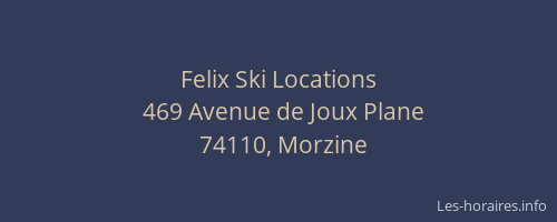 Felix Ski Locations