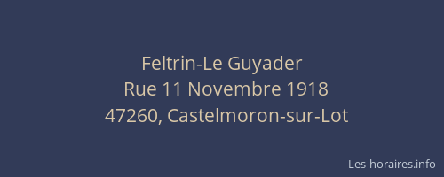 Feltrin-Le Guyader