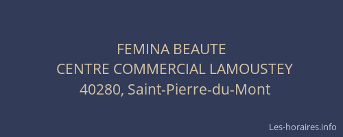 FEMINA BEAUTE