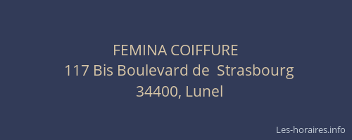 FEMINA COIFFURE