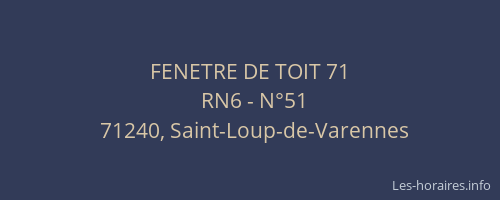 FENETRE DE TOIT 71