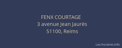 FENX COURTAGE