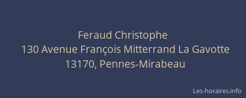 Feraud Christophe
