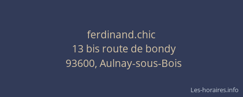 ferdinand.chic