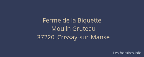 Ferme de la Biquette