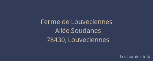 Ferme de Louveciennes