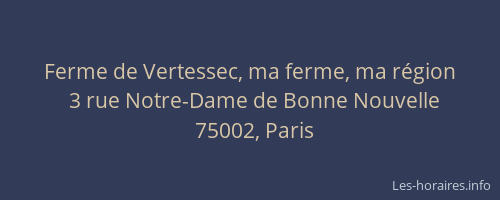 Ferme de Vertessec, ma ferme, ma région