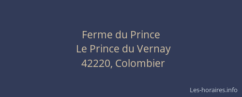 Ferme du Prince