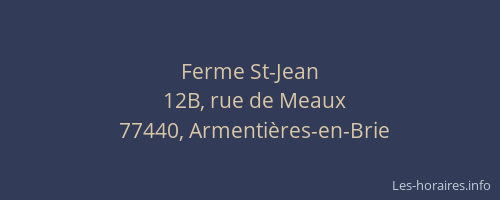 Ferme St-Jean