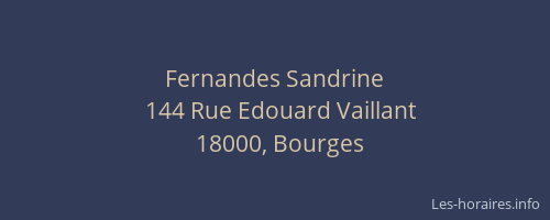 Fernandes Sandrine