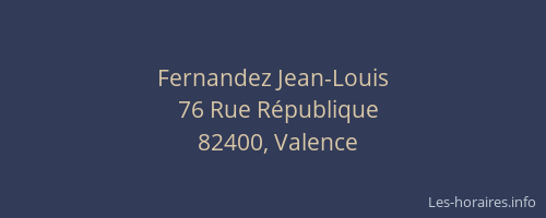 Fernandez Jean-Louis
