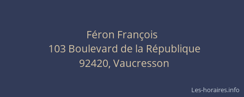 Féron François