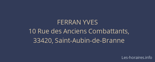 FERRAN YVES