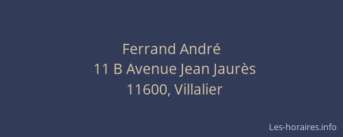 Ferrand Andr&eacute;