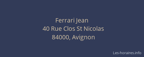 Ferrari Jean