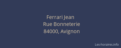 Ferrari Jean