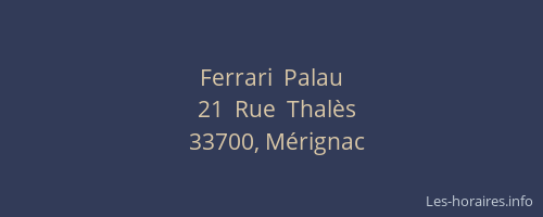 Ferrari  Palau