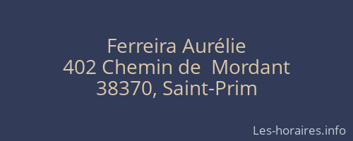 Ferreira Aurélie
