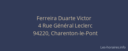 Ferreira Duarte Victor