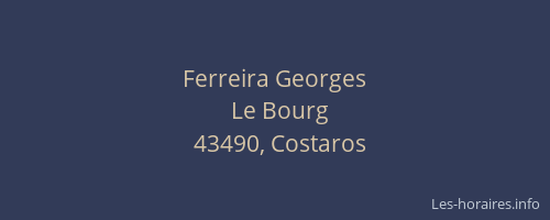 Ferreira Georges