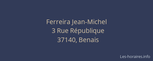 Ferreira Jean-Michel