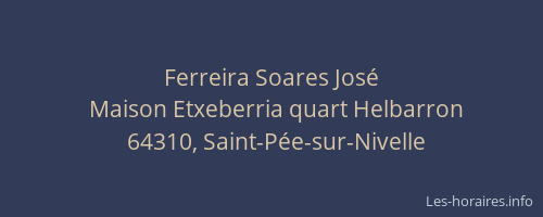 Ferreira Soares José