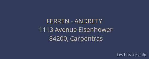 FERREN - ANDRETY