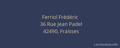 Ferriol Frédéric