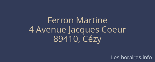 Ferron Martine