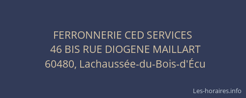 FERRONNERIE CED SERVICES