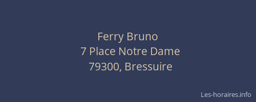 Ferry Bruno
