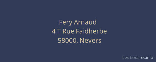 Fery Arnaud
