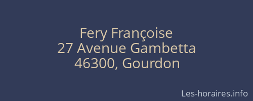 Fery Françoise