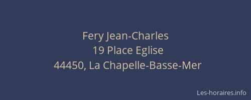 Fery Jean-Charles