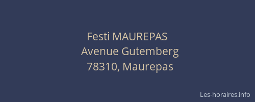 Festi MAUREPAS