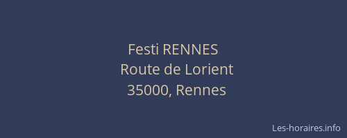 Festi RENNES