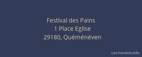 Festival des Pains