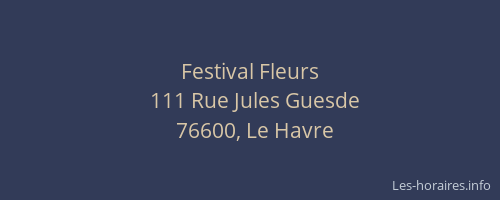 Festival Fleurs