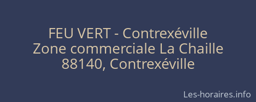 FEU VERT - Contrexéville