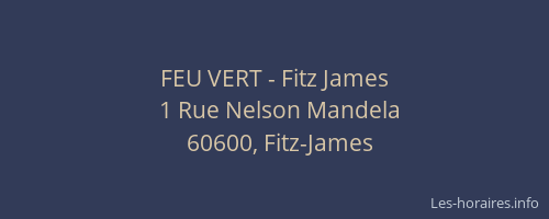 FEU VERT - Fitz James