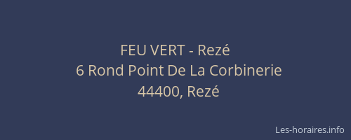 FEU VERT - Rezé