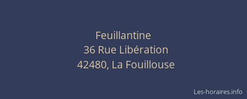 Feuillantine