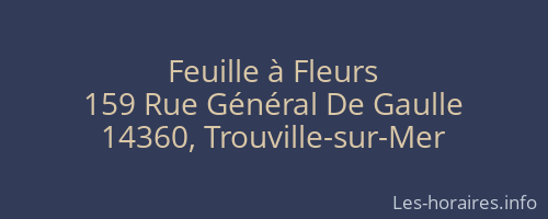 Feuille à Fleurs
