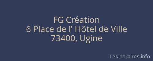 FG Création