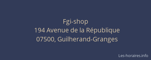 Fgi-shop