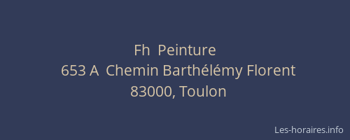 Fh  Peinture