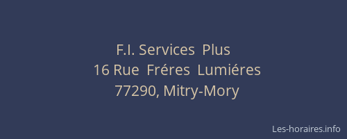 F.I. Services  Plus