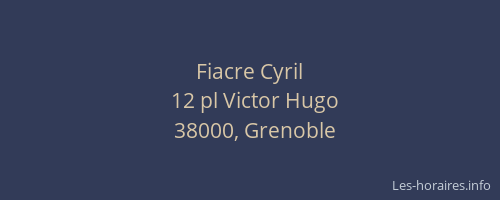Fiacre Cyril