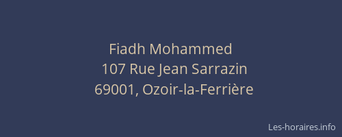 Fiadh Mohammed