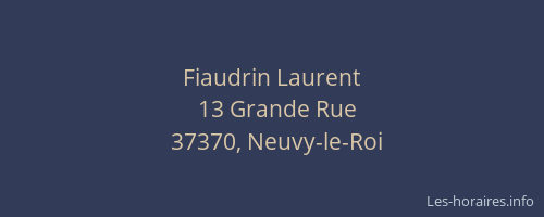 Fiaudrin Laurent